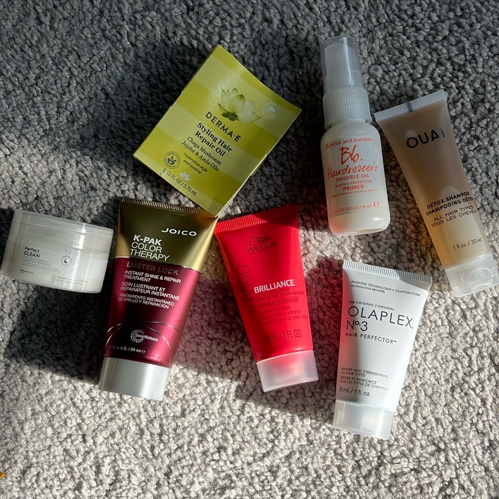 Travel Sized Hair Products Never Used or Opened
